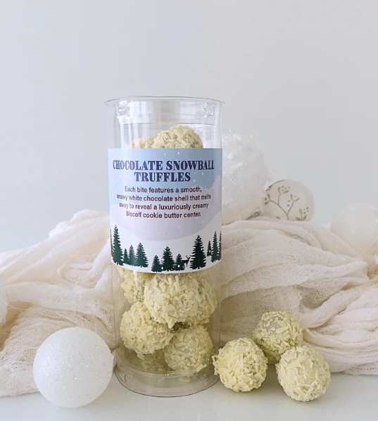 succulent chocolate snowball truffles